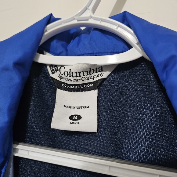 Columbia Blue Windbreaker Jacket - Picture 5 of 7